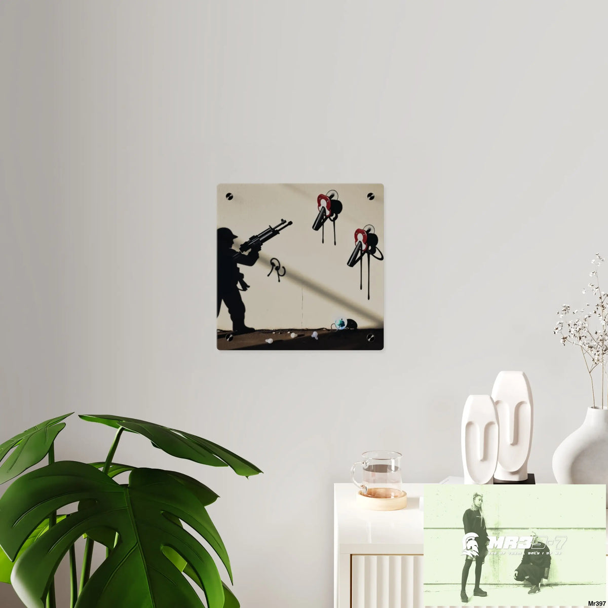 Defiance Weapons of choice no1 2628 days Death Flat Covert Failures Ltd Edition no 22 Acrylic Wall Art Panels Home Decor