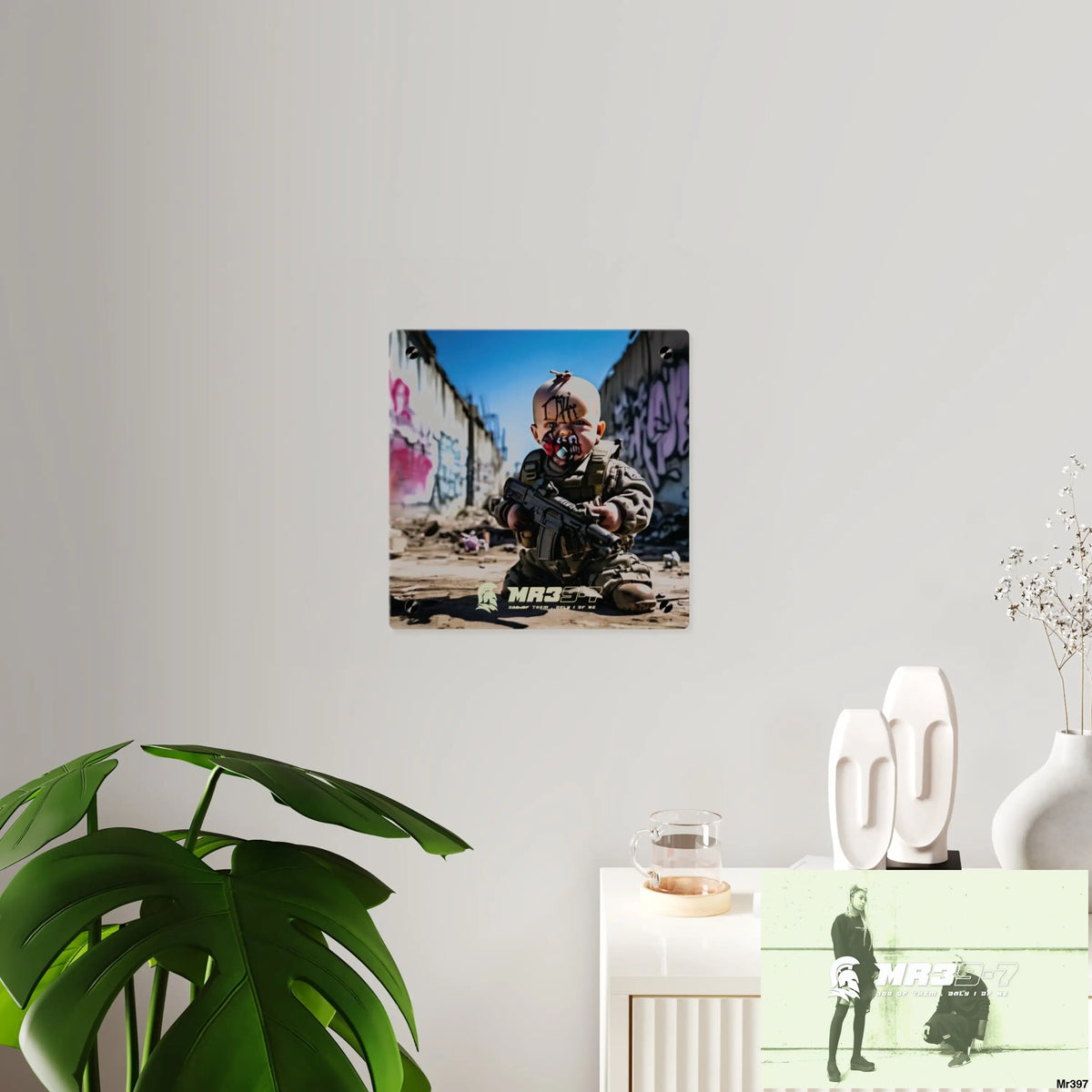 Defiance Weapons of choice no1 2628 days Death Flat Covert Failures Ltd Edition no 22 Acrylic Wall Art Panels Home Decor