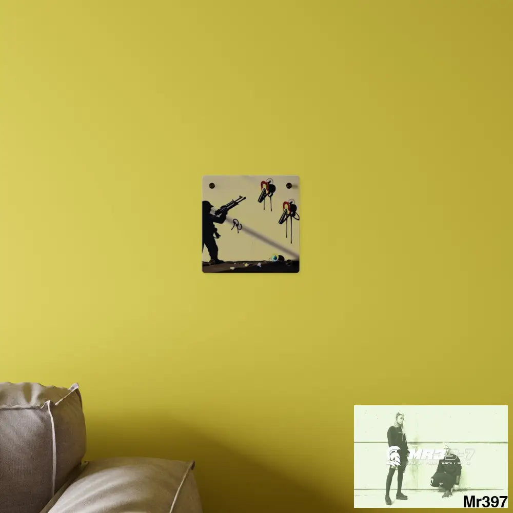 Defiance Weapons of choice no1 2628 days Death Flat Covert Failures Ltd Edition no 22 Acrylic Wall Art Panels Home Decor