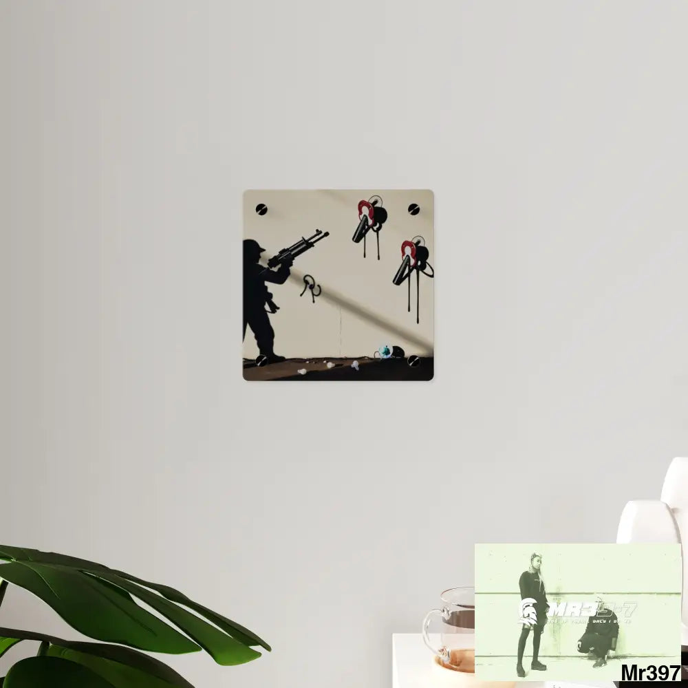 Defiance Weapons of choice no1 2628 days Death Flat Covert Failures Ltd Edition no 22 Acrylic Wall Art Panels Home Decor