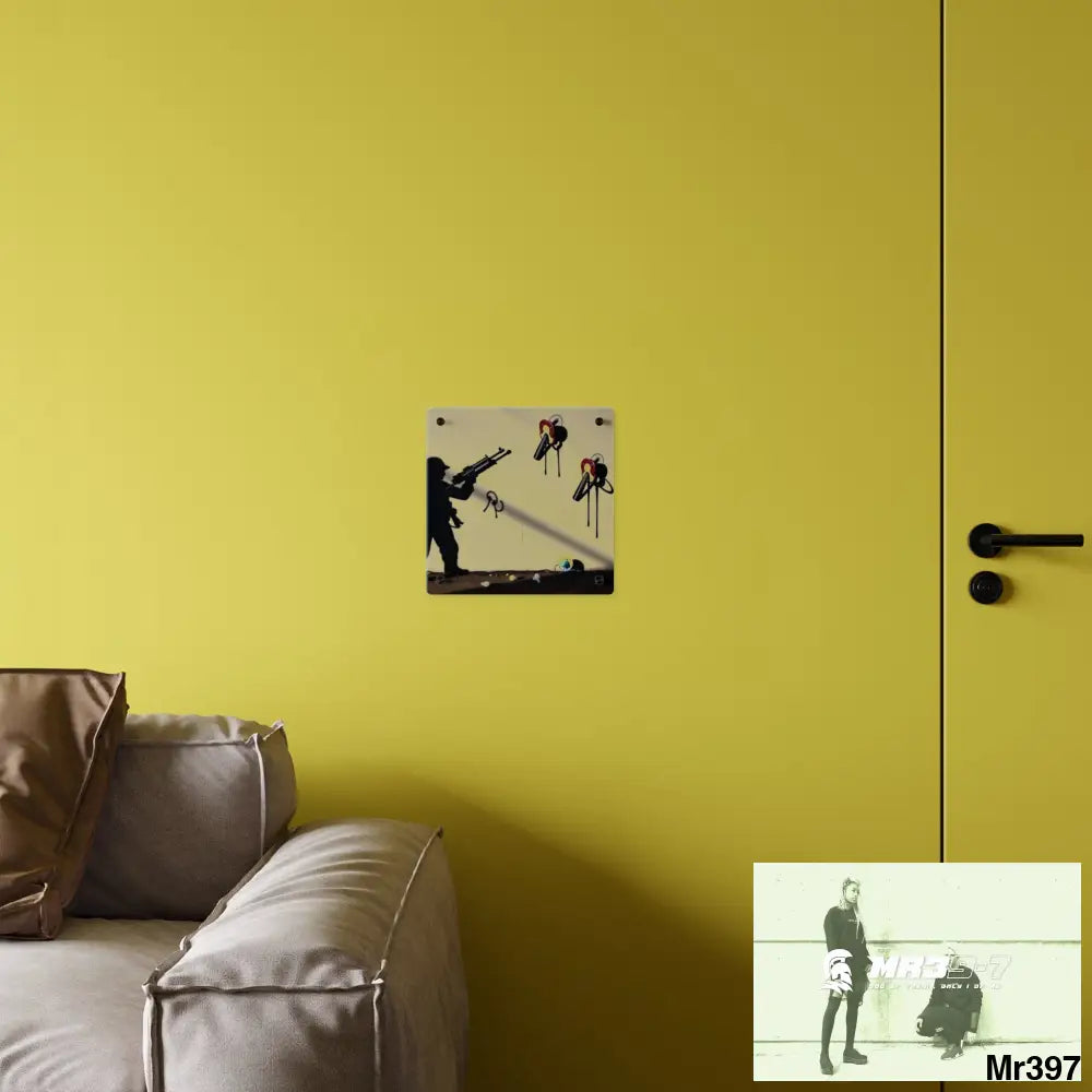 Defiance Weapons of choice no1 2628 days Death Flat Covert Failures Ltd Edition no 22 Acrylic Wall Art Panels Home Decor