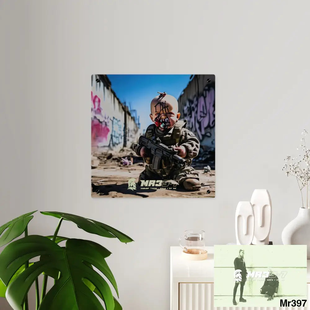 Defiance Weapons of choice no1 2628 days Death Flat Covert Failures Ltd Edition no 22 Acrylic Wall Art Panels Home Decor