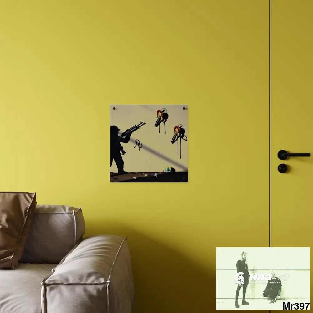 Defiance Weapons of choice no1 2628 days Death Flat Covert Failures Ltd Edition no 22 Acrylic Wall Art Panels Home Decor