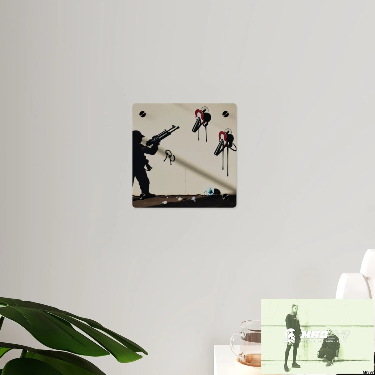 Defiance Weapons of choice no1 2628 days Death Flat Covert Failures Ltd Edition no 22 Acrylic Wall Art Panels Home Decor