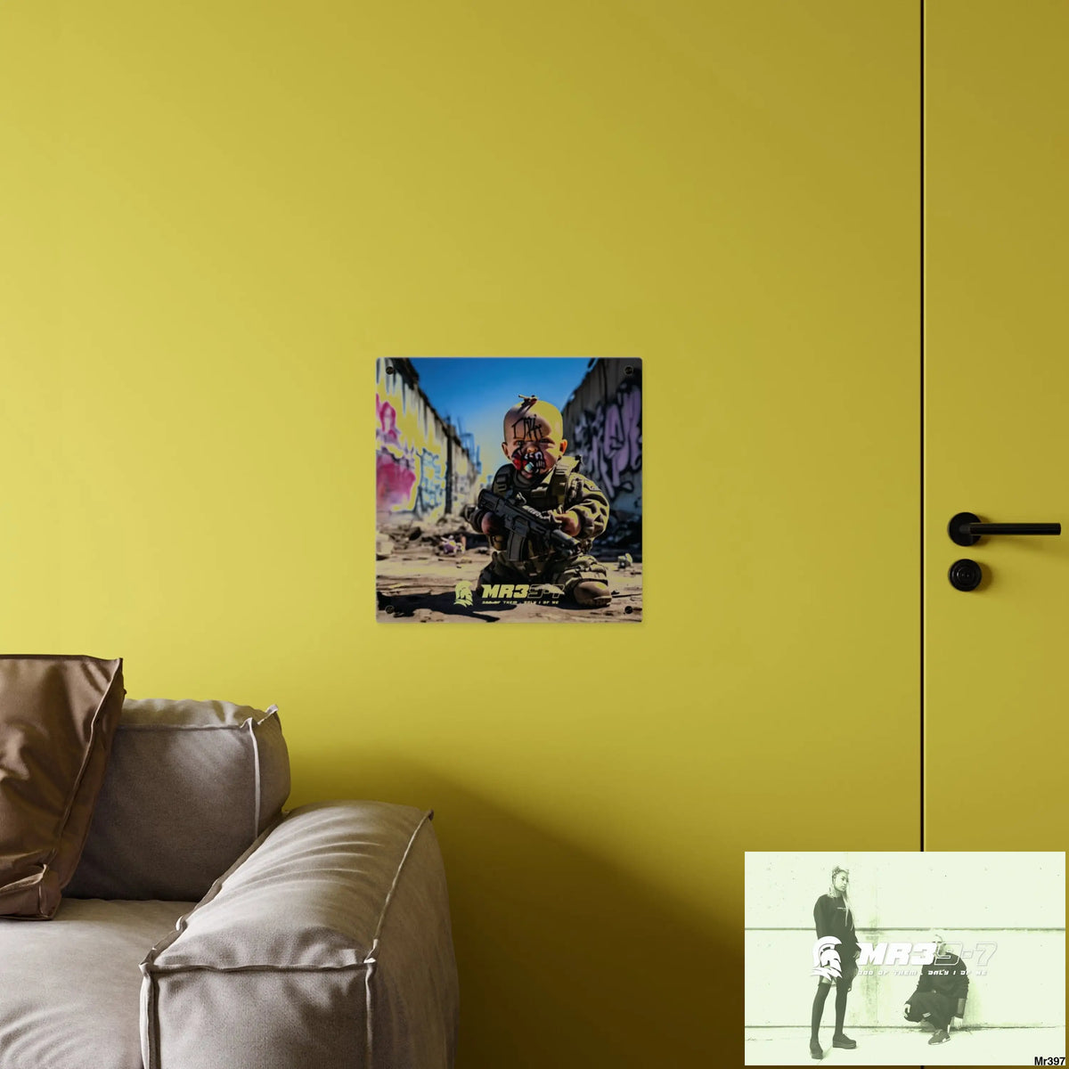 Defiance Weapons of choice no1 2628 days Death Flat Covert Failures Ltd Edition no 22 Acrylic Wall Art Panels Home Decor