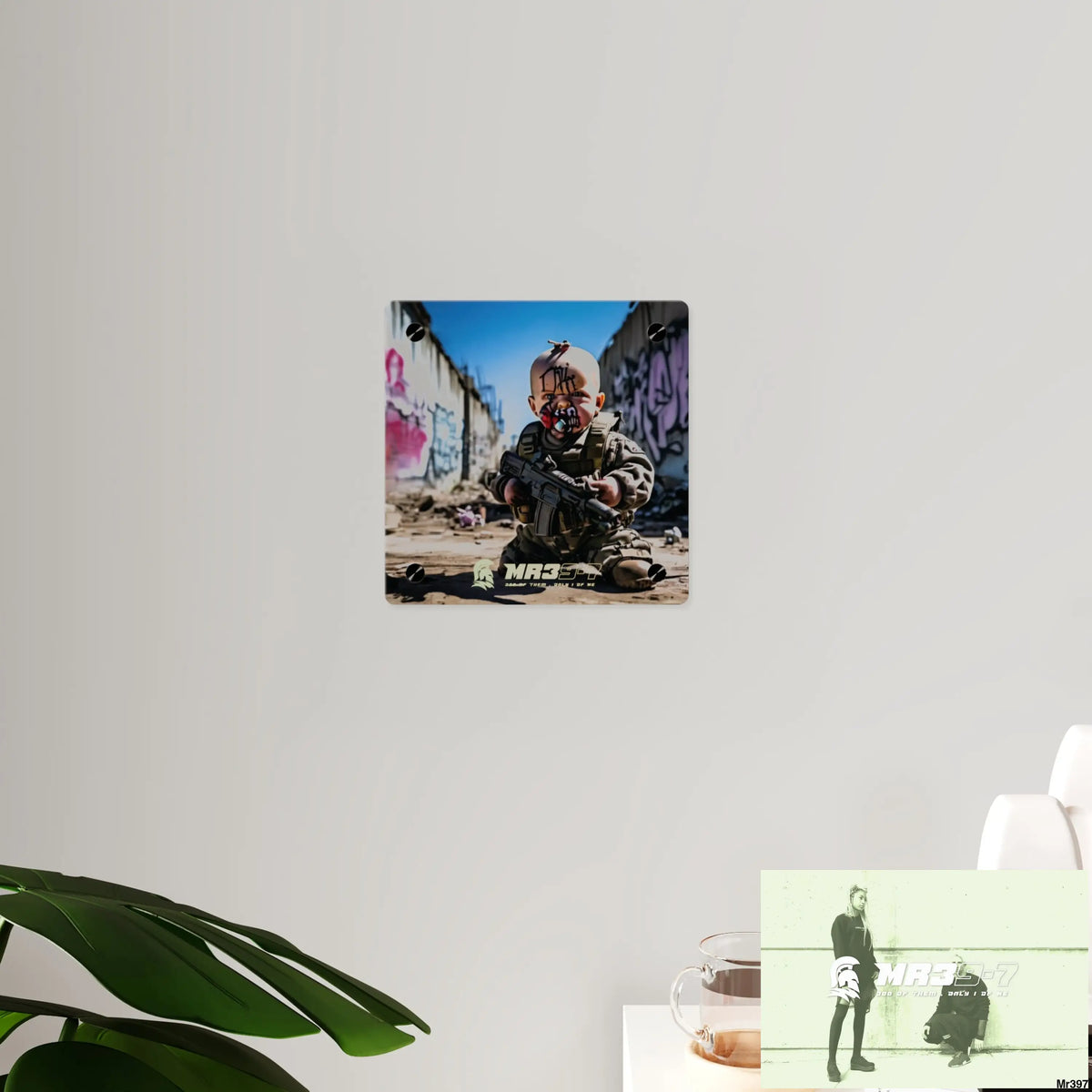 Defiance Weapons of choice no1 2628 days Death Flat Covert Failures Ltd Edition no 22 Acrylic Wall Art Panels Home Decor