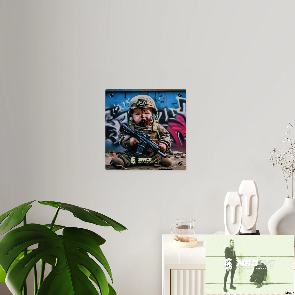 Defiance Weapons of choice no2 2628 days Death Flat Covert Failures Ltd Edition no 22 Acrylic Wall Art Panels Home Decor