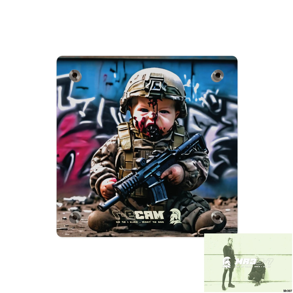 Defiance Weapons of choice no2 2628 days Death Flat Covert Failures Ltd Edition no 22 Acrylic Wall Art Panels Home Decor