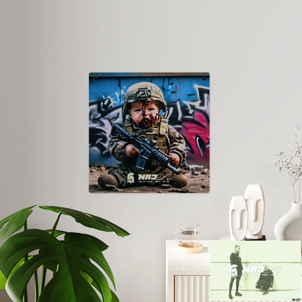 Defiance Weapons of choice no2 2628 days Death Flat Covert Failures Ltd Edition no 22 Acrylic Wall Art Panels Home Decor