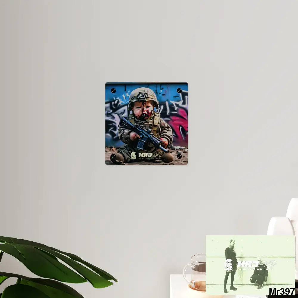 Defiance Weapons of choice no2 2628 days Death Flat Covert Failures Ltd Edition no 22 Acrylic Wall Art Panels Home Decor