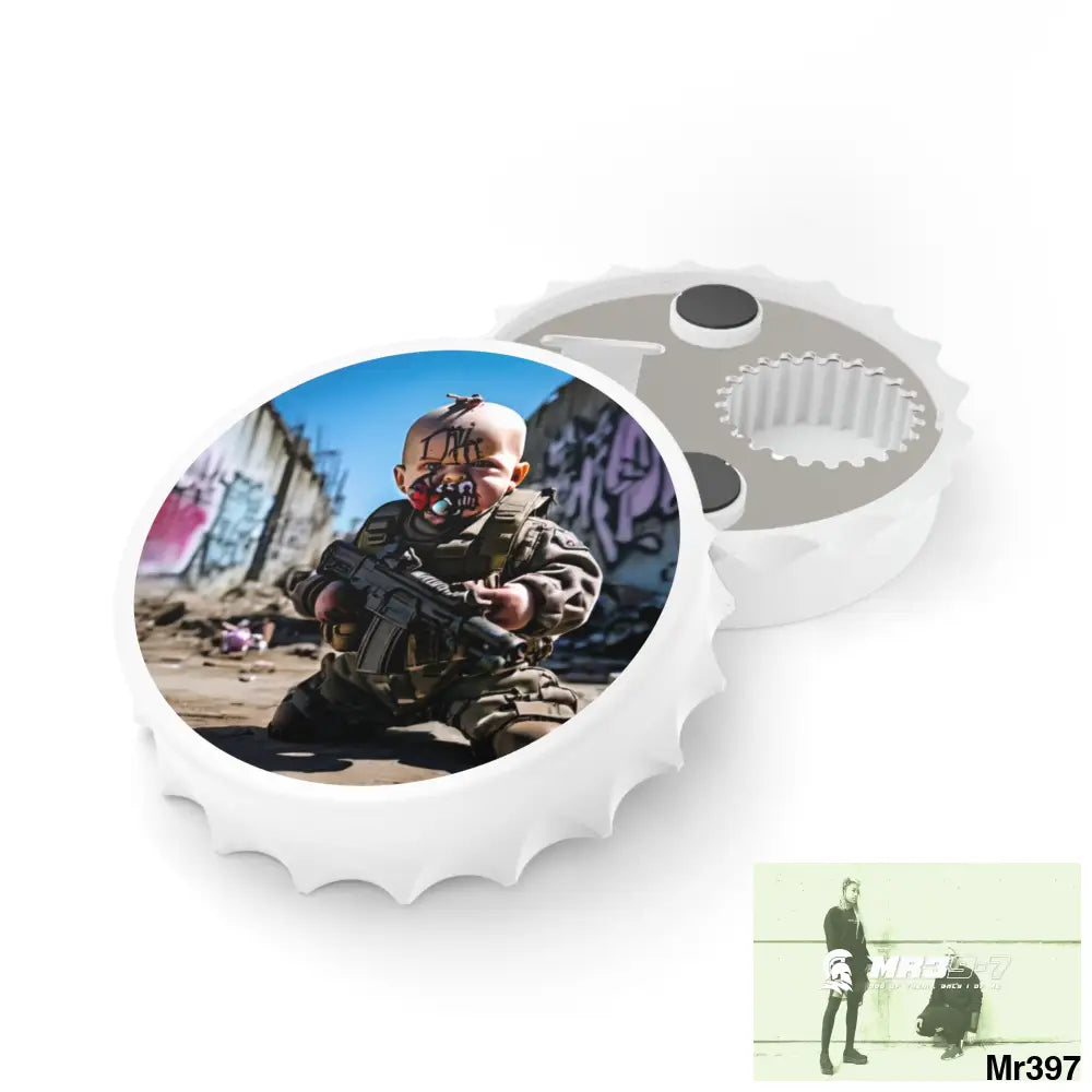 DEFIANCE WEAPONS OF CHOICE NO2 DEATH FLAT 2628 DAYS COVERT FAILURES LTD EDITION NO 22 Magnetic Bottle Opener One size