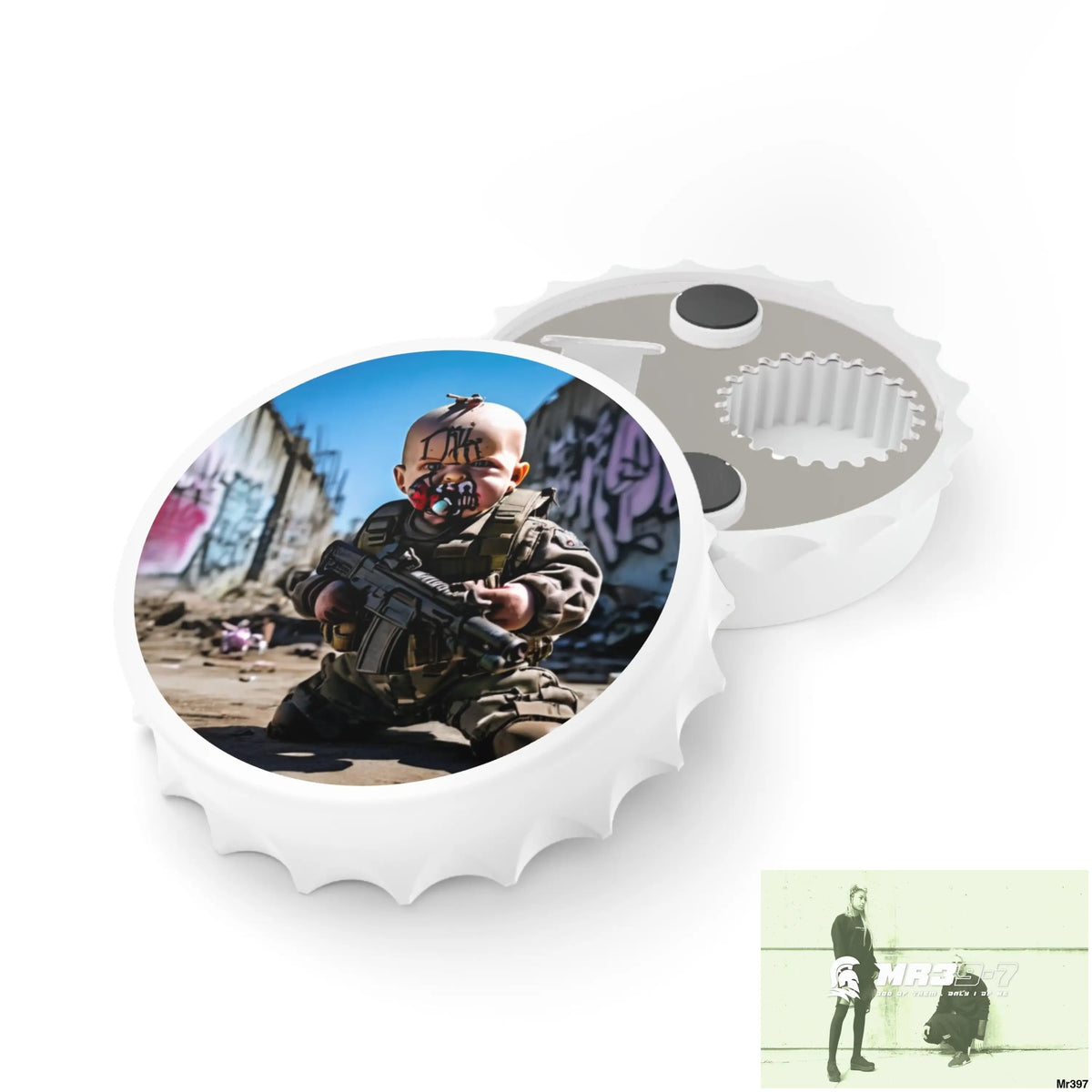DEFIANCE WEAPONS OF CHOICE NO2 DEATH FLAT 2628 DAYS COVERT FAILURES LTD EDITION NO 22 Magnetic Bottle Opener One size