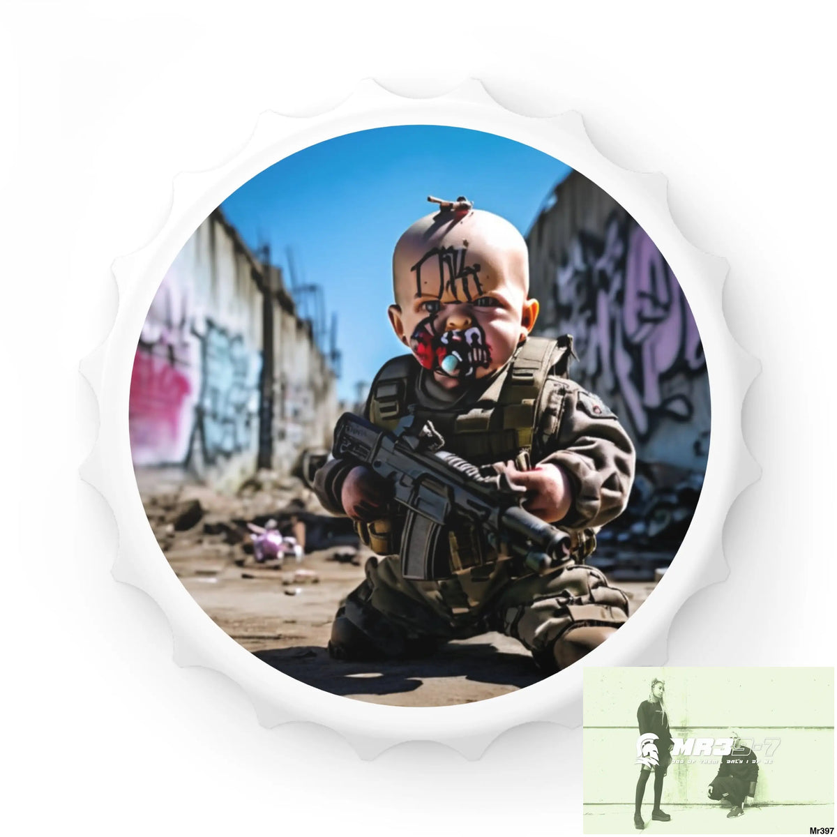 DEFIANCE WEAPONS OF CHOICE NO2 DEATH FLAT 2628 DAYS COVERT FAILURES LTD EDITION NO 22 Magnetic Bottle Opener One size