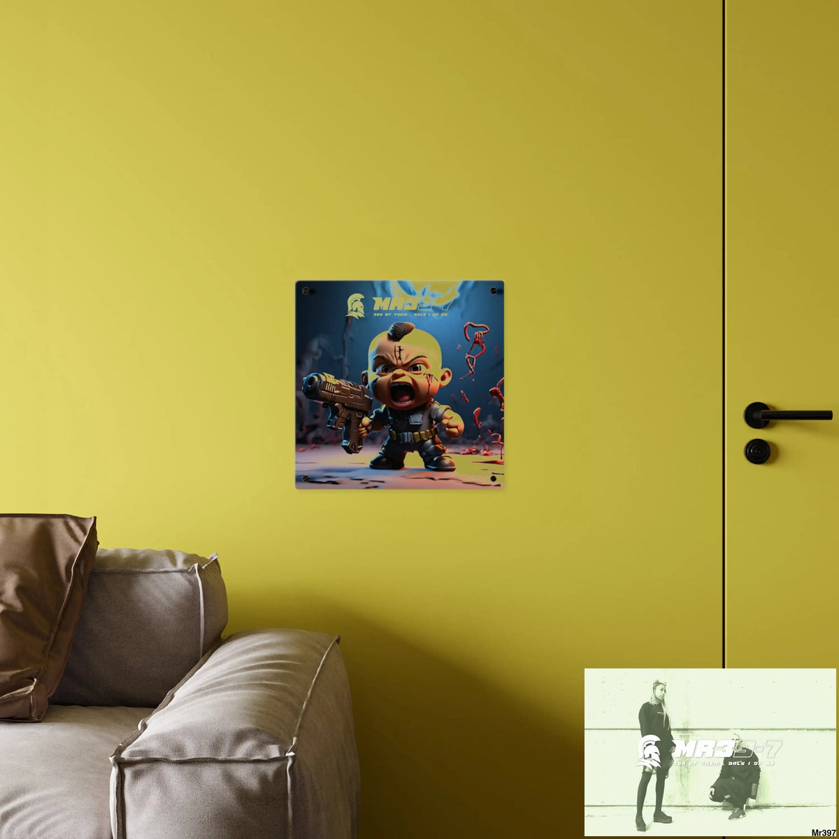 Defiance Weapons of choice no3 2628 days Death Flat Covert Failures Ltd Edition no 22 Acrylic Wall Art Panels Home Decor
