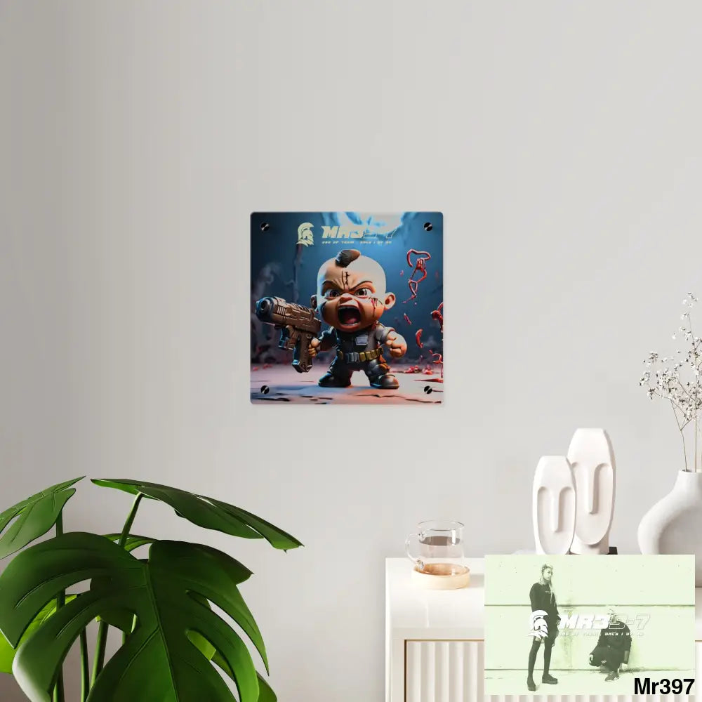 Defiance Weapons of choice no3 2628 days Death Flat Covert Failures Ltd Edition no 22 Acrylic Wall Art Panels Home Decor