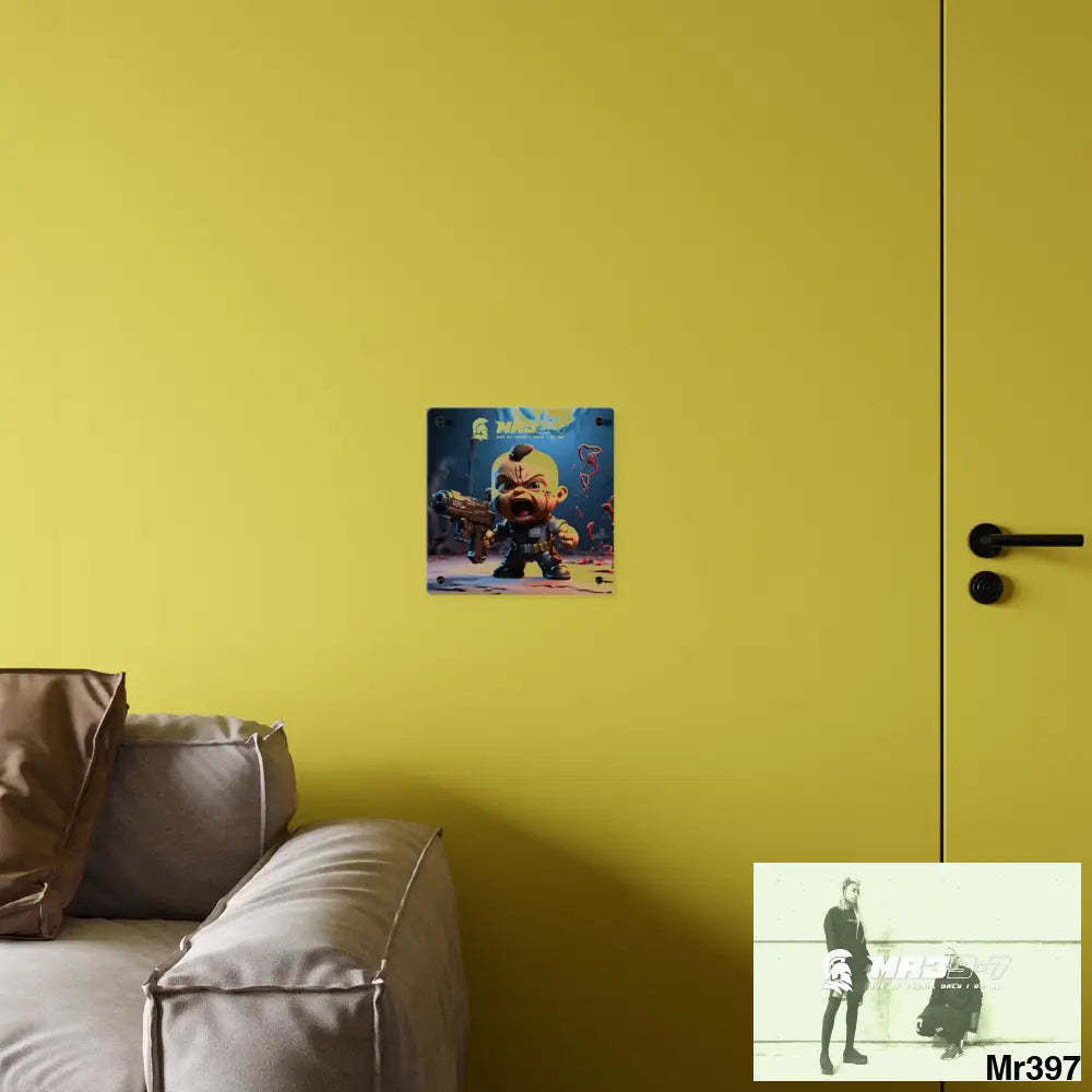 Defiance Weapons of choice no3 2628 days Death Flat Covert Failures Ltd Edition no 22 Acrylic Wall Art Panels Home Decor