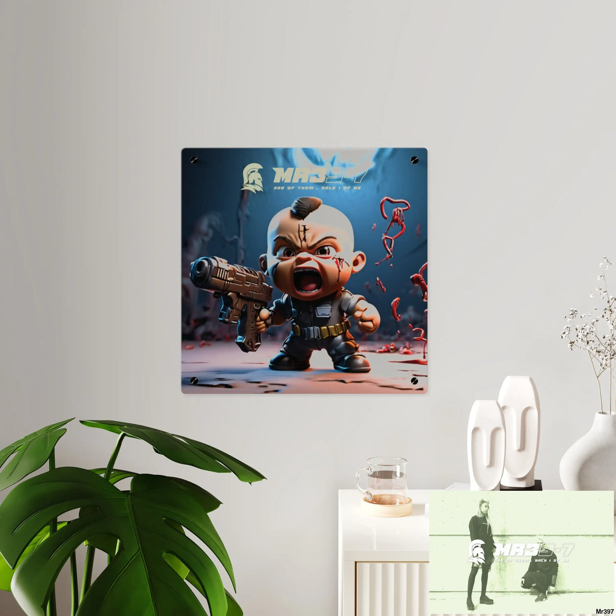 Defiance Weapons of choice no3 2628 days Death Flat Covert Failures Ltd Edition no 22 Acrylic Wall Art Panels Home Decor