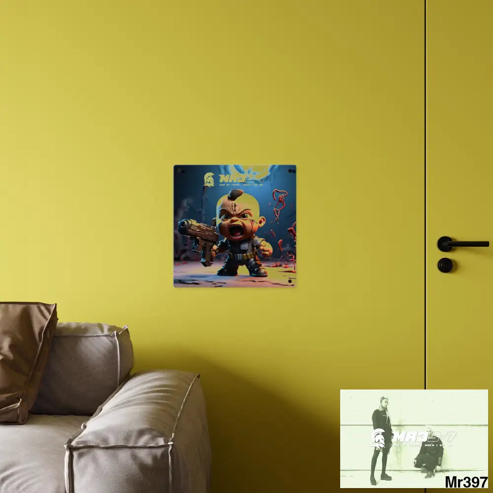 Defiance Weapons of choice no3 2628 days Death Flat Covert Failures Ltd Edition no 22 Acrylic Wall Art Panels Home Decor