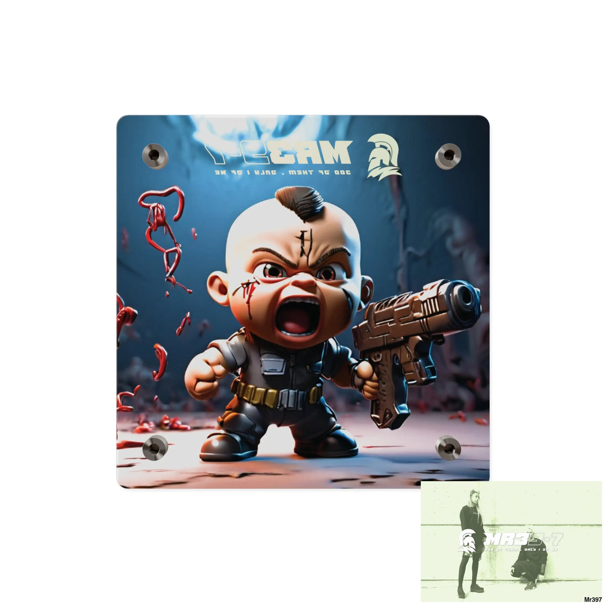 Defiance Weapons of choice no3 2628 days Death Flat Covert Failures Ltd Edition no 22 Acrylic Wall Art Panels Home Decor