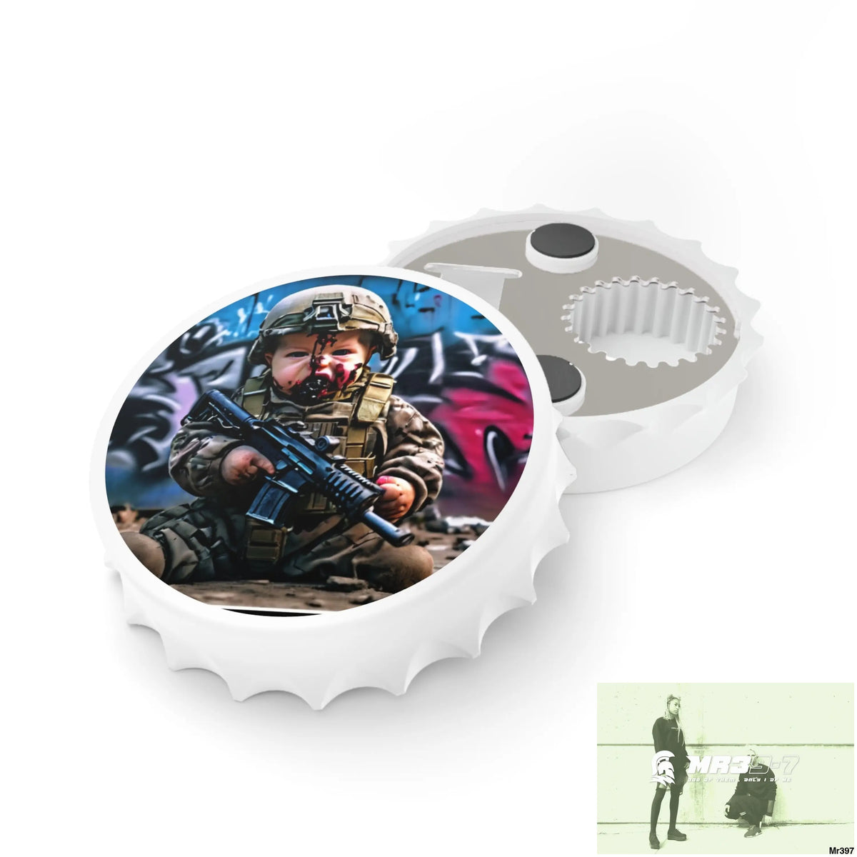 DEFIANCE WEAPONS OF CHOICE NO3 DEATH FLAT 2628 DAYS COVERT FAILURES LTD EDITION NO 22 Magnetic Bottle Opener One size