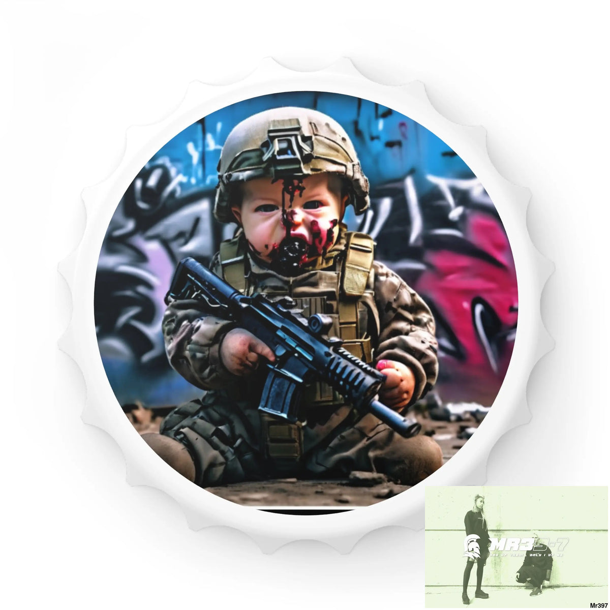 DEFIANCE WEAPONS OF CHOICE NO3 DEATH FLAT 2628 DAYS COVERT FAILURES LTD EDITION NO 22 Magnetic Bottle Opener One size