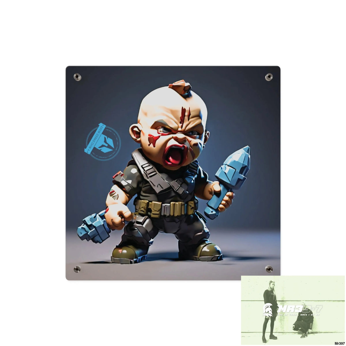 Defiance Weapons of choice no4 2628 days Death Flat Covert Failures Ltd Edition no 22 Acrylic Wall Art Panels Home Decor