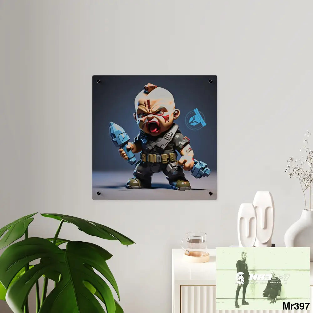 Defiance Weapons of choice no4 2628 days Death Flat Covert Failures Ltd Edition no 22 Acrylic Wall Art Panels Home Decor
