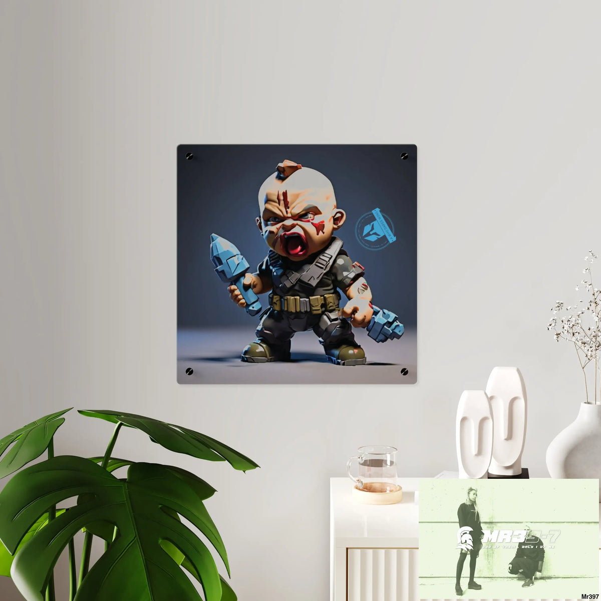 Defiance Weapons of choice no4 2628 days Death Flat Covert Failures Ltd Edition no 22 Acrylic Wall Art Panels Home Decor