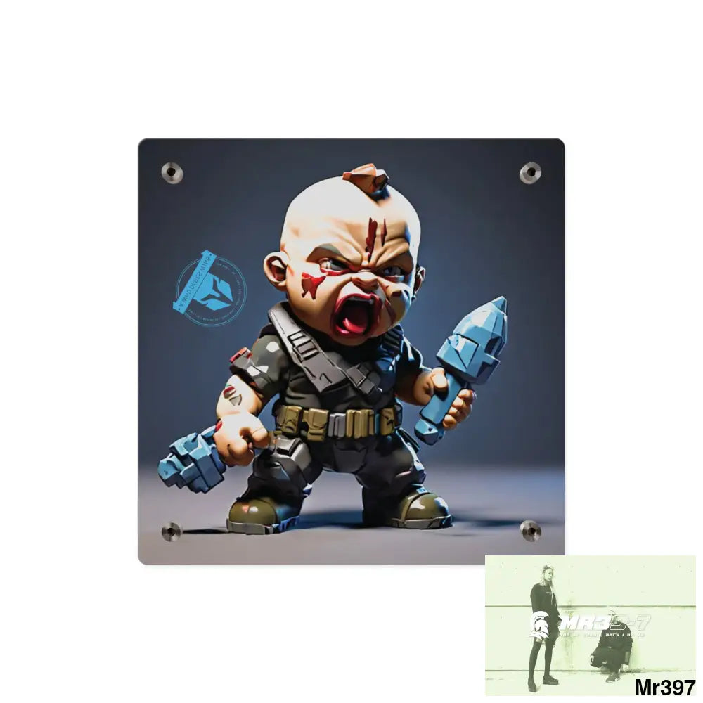 Defiance Weapons of choice no4 2628 days Death Flat Covert Failures Ltd Edition no 22 Acrylic Wall Art Panels Home Decor