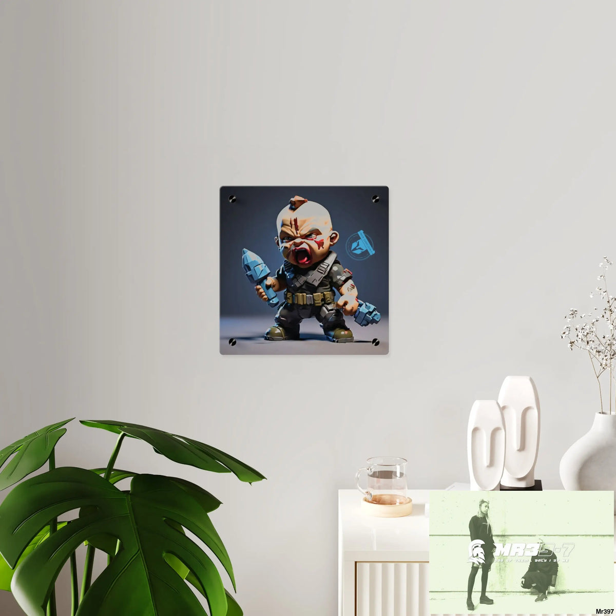 Defiance Weapons of choice no4 2628 days Death Flat Covert Failures Ltd Edition no 22 Acrylic Wall Art Panels Home Decor