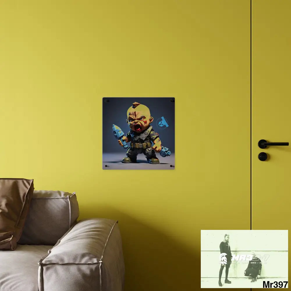 Defiance Weapons of choice no4 2628 days Death Flat Covert Failures Ltd Edition no 22 Acrylic Wall Art Panels Home Decor