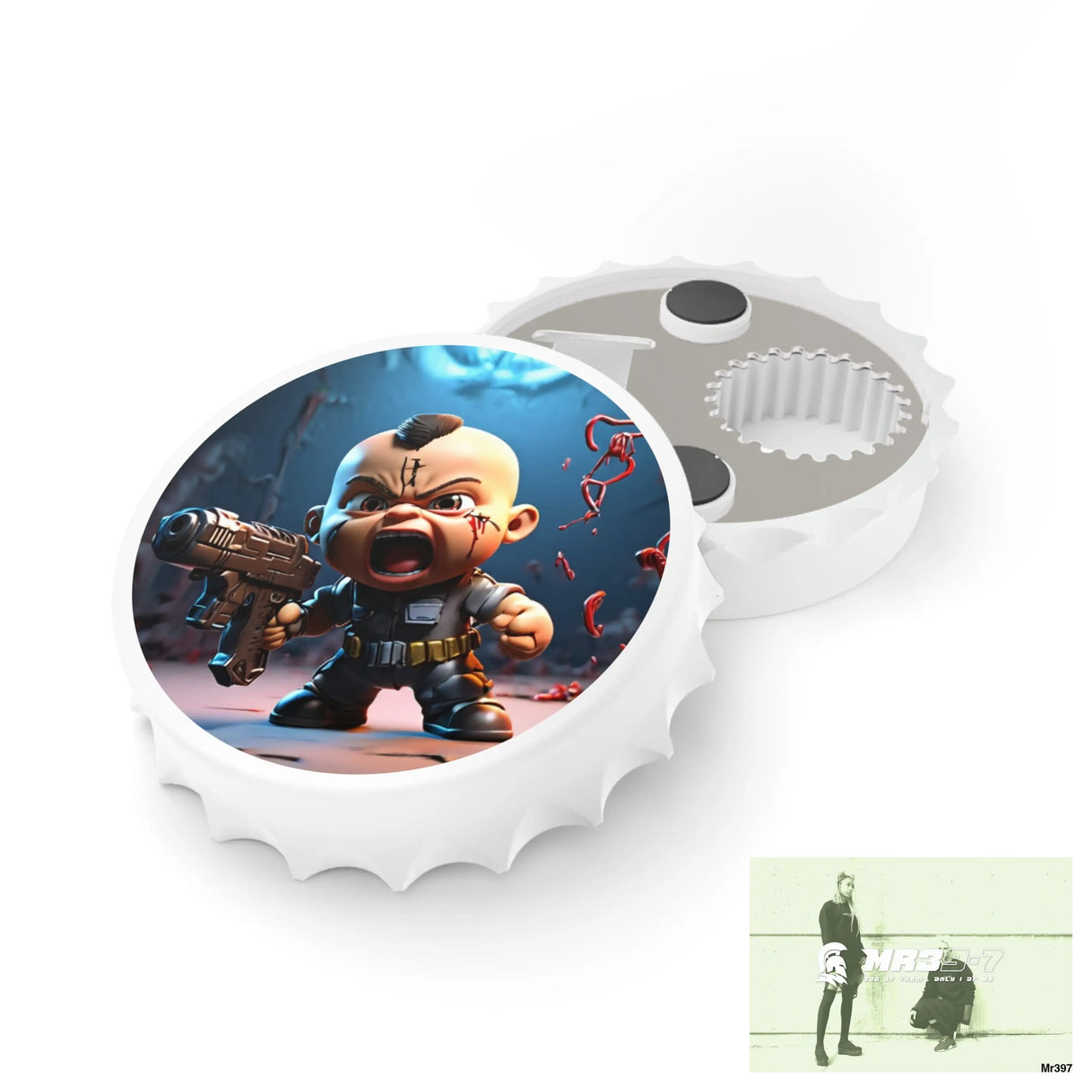 DEFIANCE WEAPONS OF CHOICE NO4 DEATH FLAT 2628 DAYS COVERT FAILURES LTD EDITION NO 22 Magnetic Bottle Opener One size