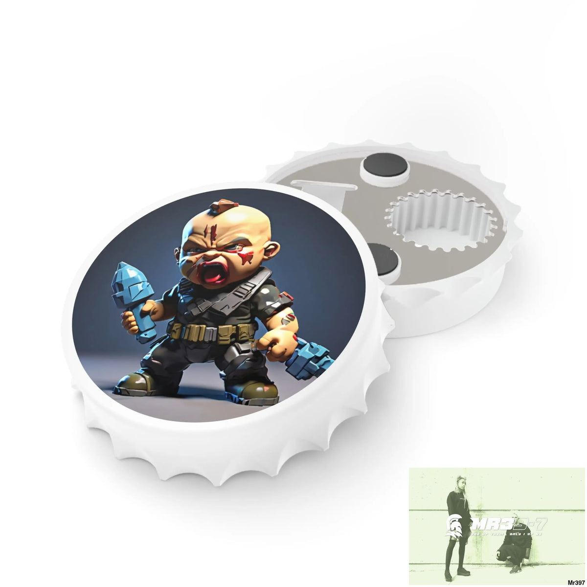 DEFIANCE WEAPONS OF CHOICE NO5 DEATH FLAT 2628 DAYS COVERT FAILURES LTD EDITION NO 22 Magnetic Bottle Opener One size