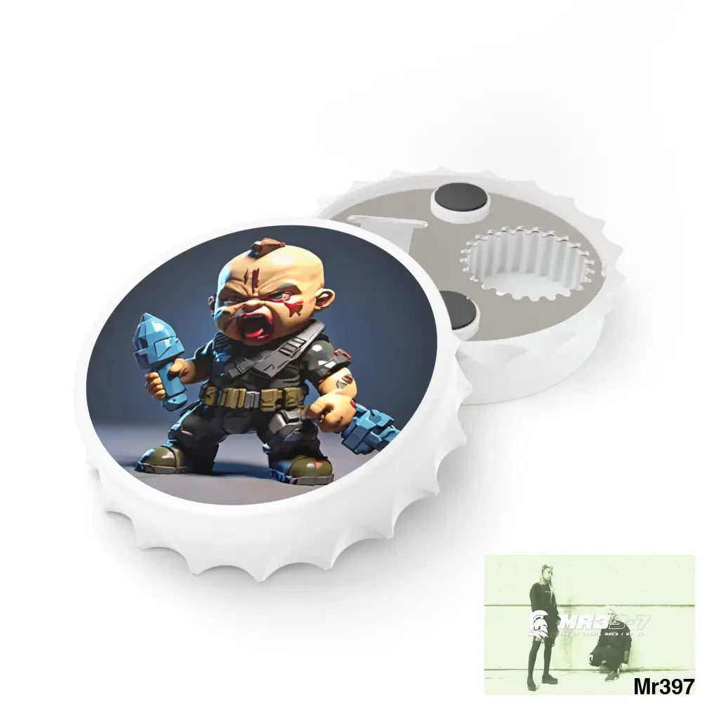 DEFIANCE WEAPONS OF CHOICE NO5 DEATH FLAT 2628 DAYS COVERT FAILURES LTD EDITION NO 22 Magnetic Bottle Opener One size