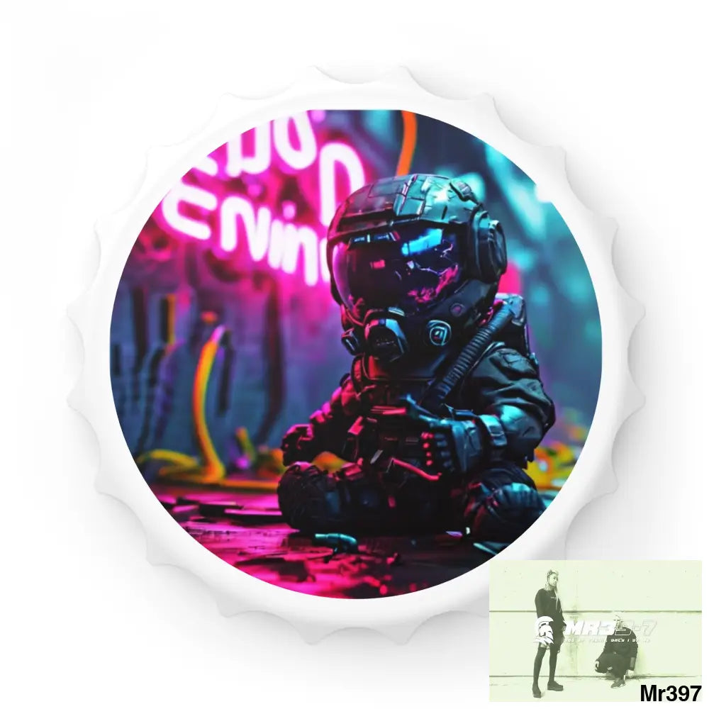 DEFIANCE WEAPONS OF CHOICE NO5 DEATH FLAT 5 2628 DAYS COVERT FAILURES LTD EDITION NO 22 Magnetic Bottle Opener One size