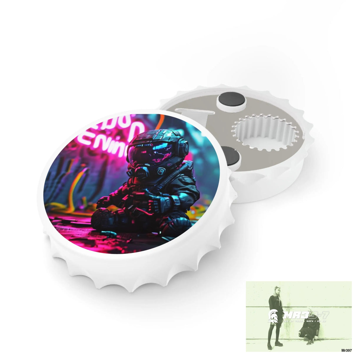 DEFIANCE WEAPONS OF CHOICE NO5 DEATH FLAT 5 2628 DAYS COVERT FAILURES LTD EDITION NO 22 Magnetic Bottle Opener One size