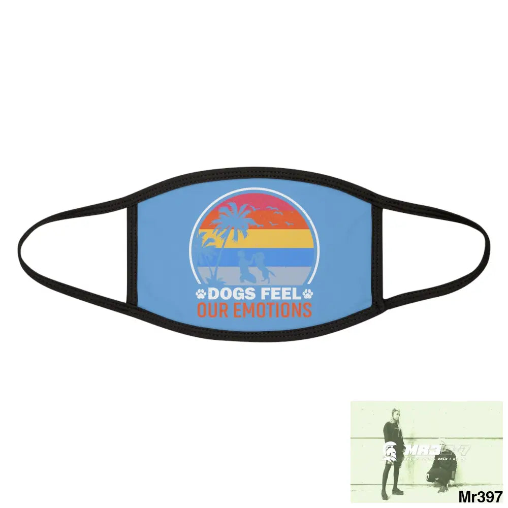 Dogs feel our emotions Mixed-Fabric Face Mask One size Accessories