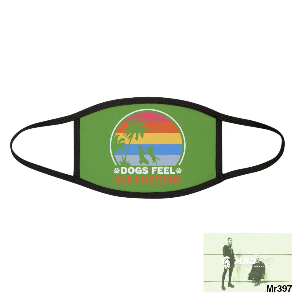 Dogs feel our emotions Mixed-Fabric Face Mask One size Accessories