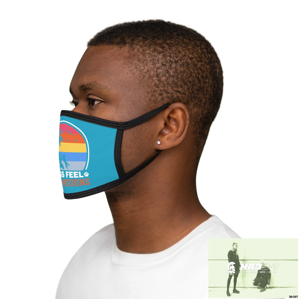 Dogs feel our emotions Mixed-Fabric Face Mask One size Accessories