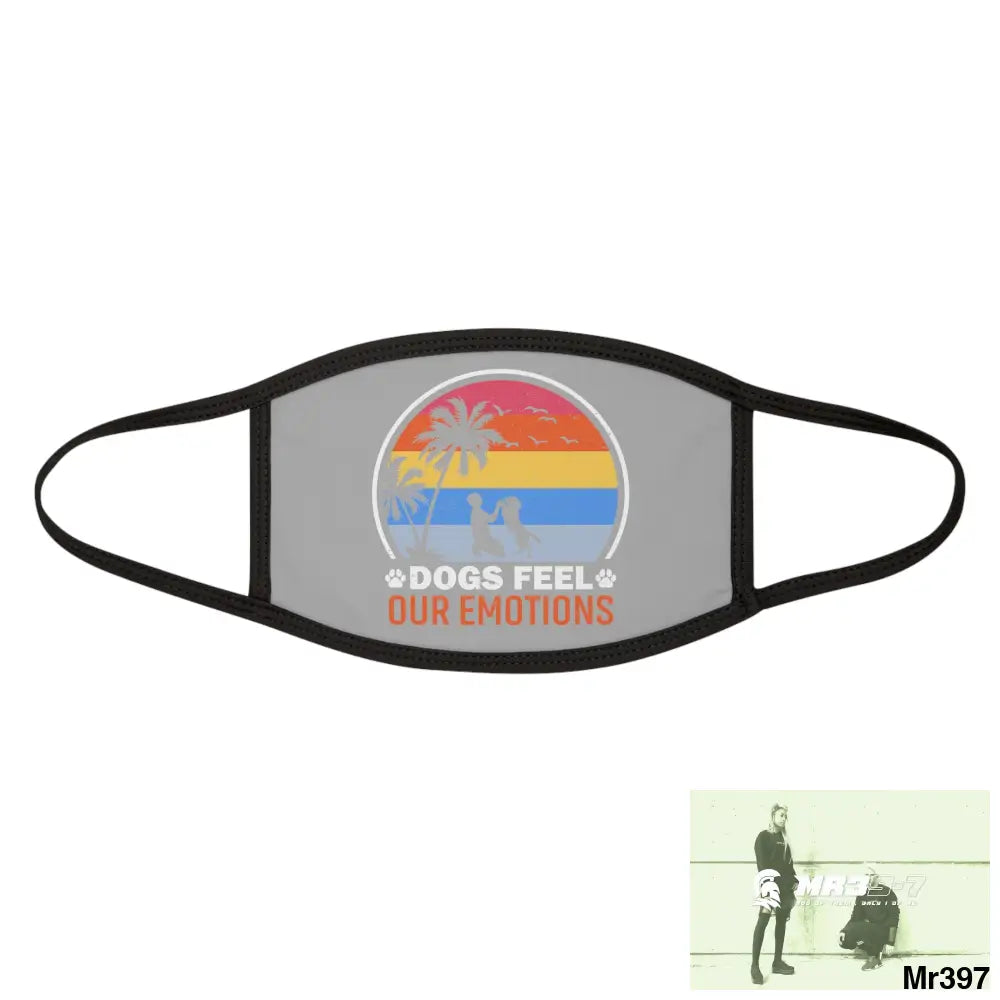 Dogs feel our emotions Mixed-Fabric Face Mask One size Accessories