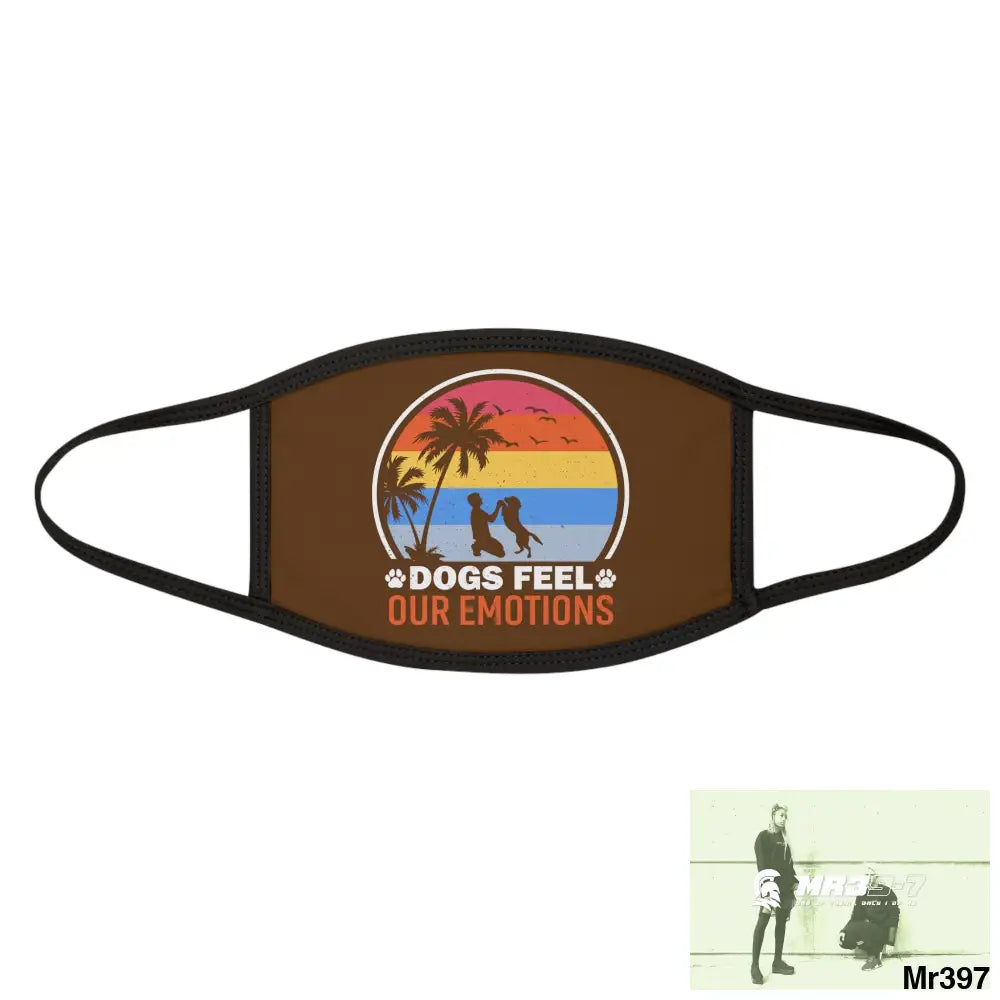 Dogs feel our emotions Mixed-Fabric Face Mask One size Accessories