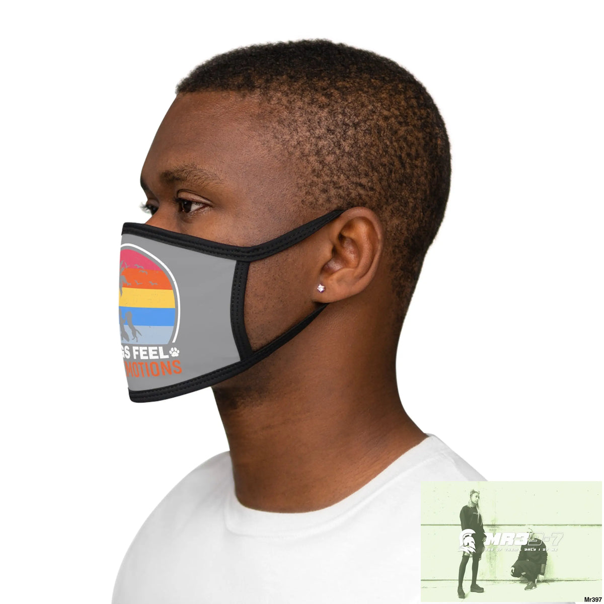 Dogs feel our emotions Mixed-Fabric Face Mask One size Accessories