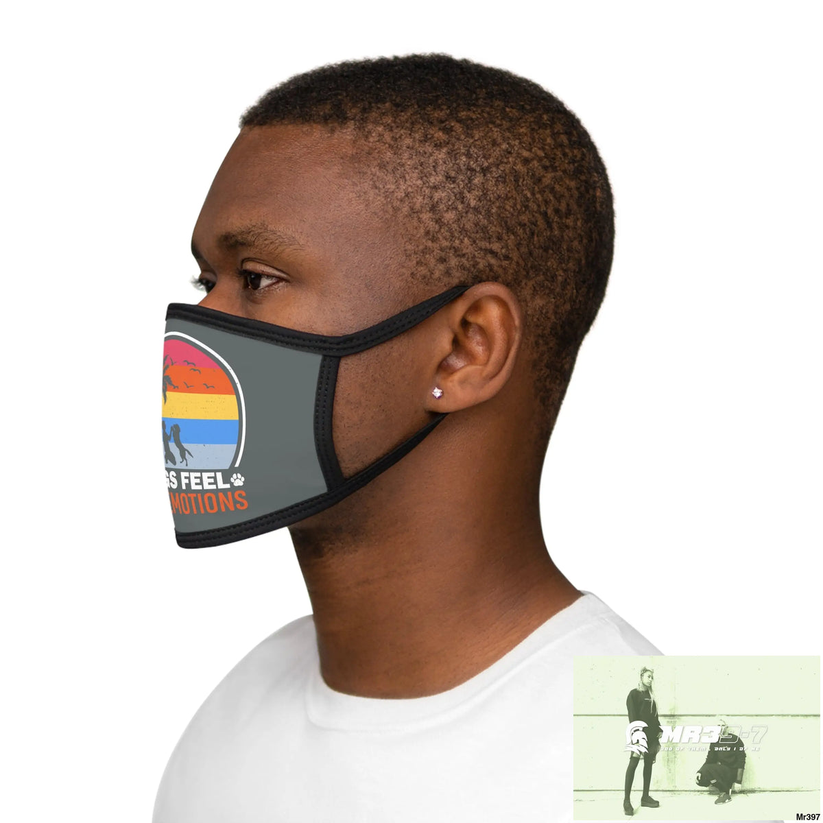 Dogs feel our emotions Mixed-Fabric Face Mask One size Accessories
