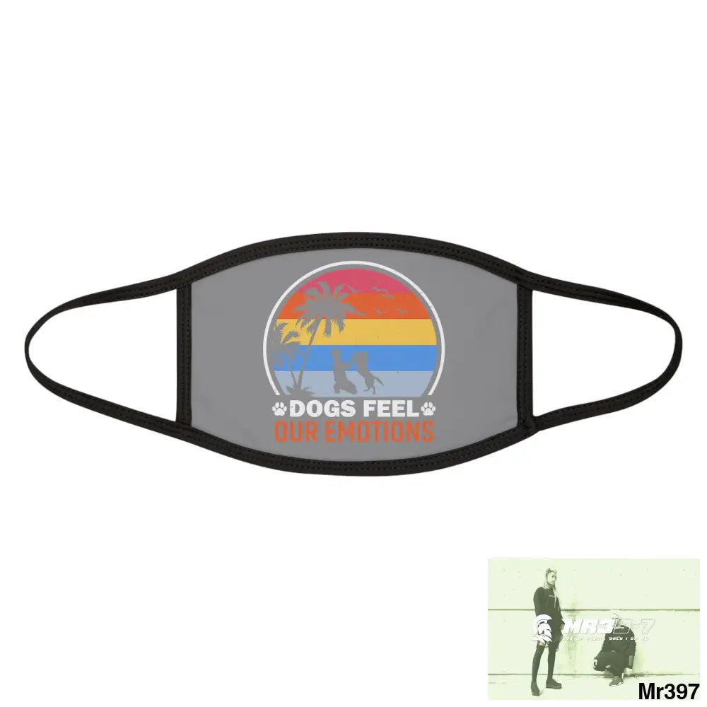 Dogs feel our emotions Mixed-Fabric Face Mask One size Accessories