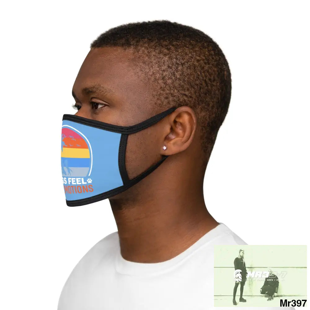Dogs feel our emotions Mixed-Fabric Face Mask One size Accessories