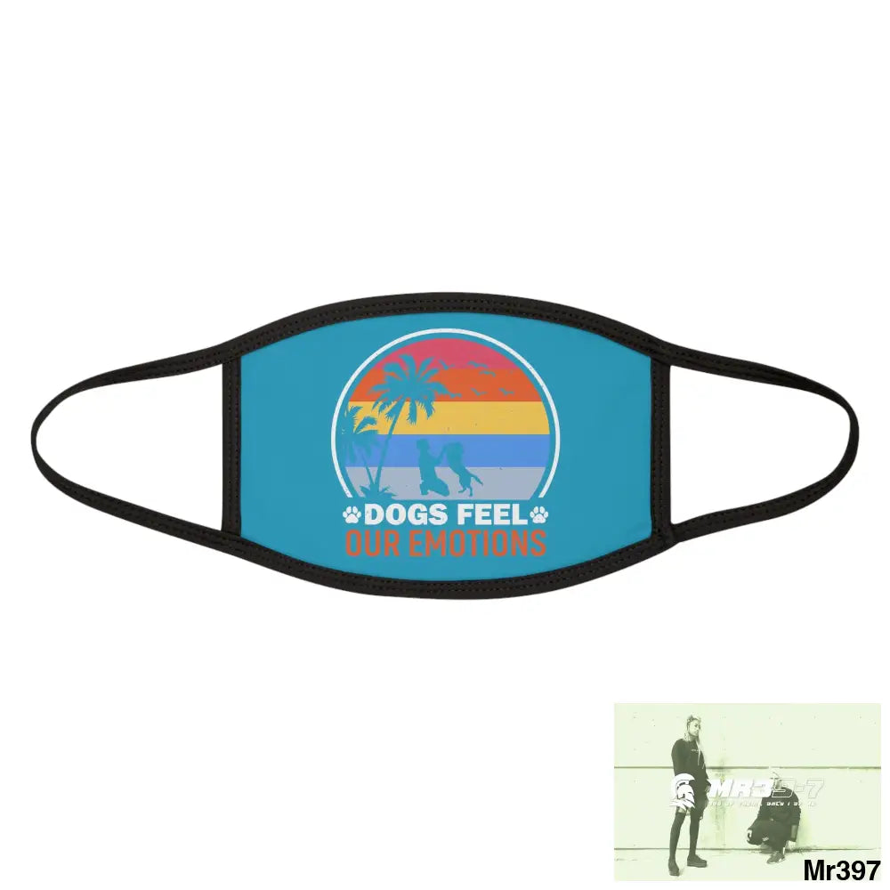 Dogs feel our emotions Mixed-Fabric Face Mask One size Accessories