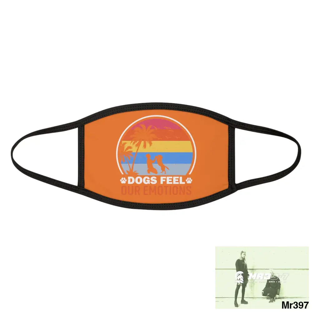 Dogs feel our emotions Mixed-Fabric Face Mask One size Accessories