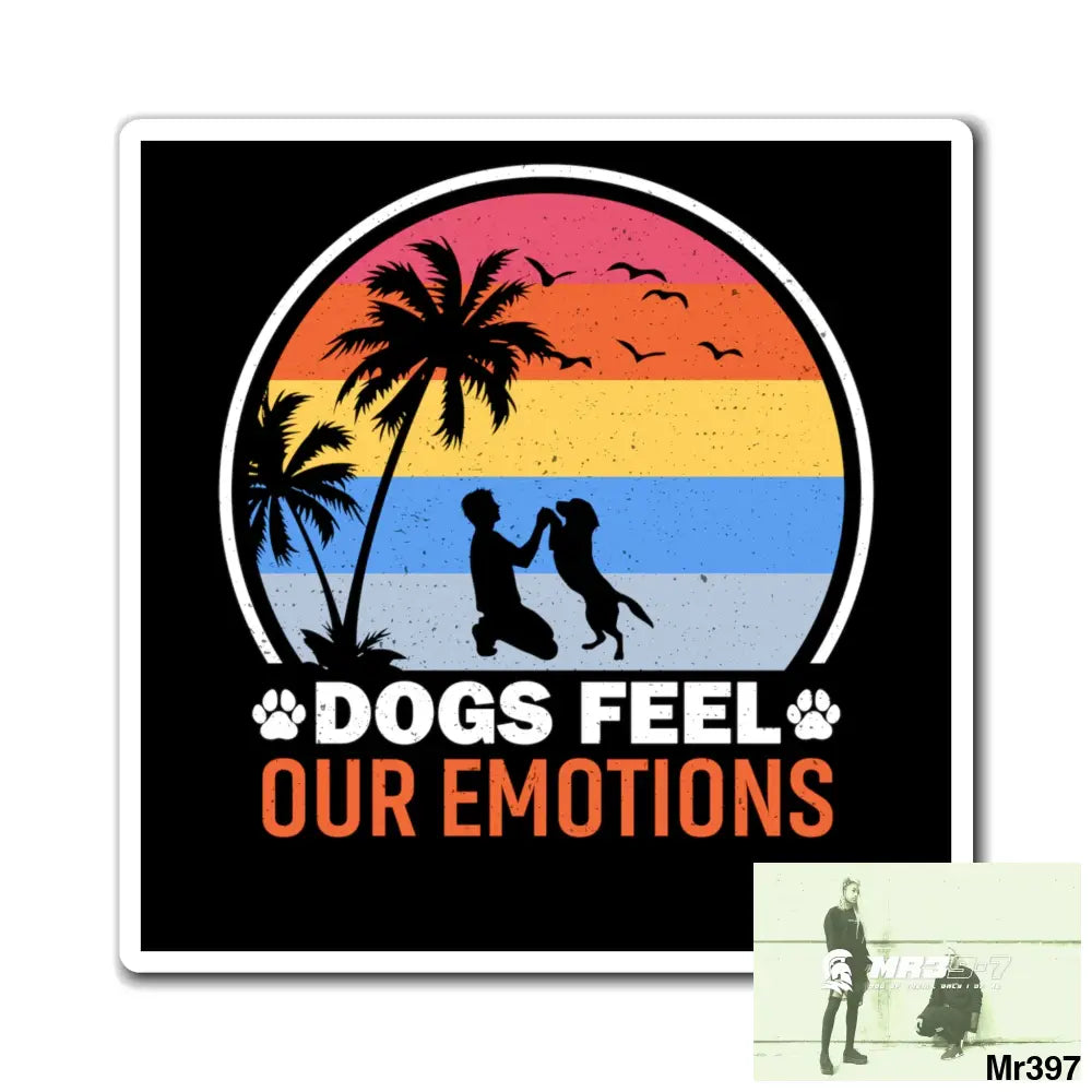 Emotional dogs magnet Paper products