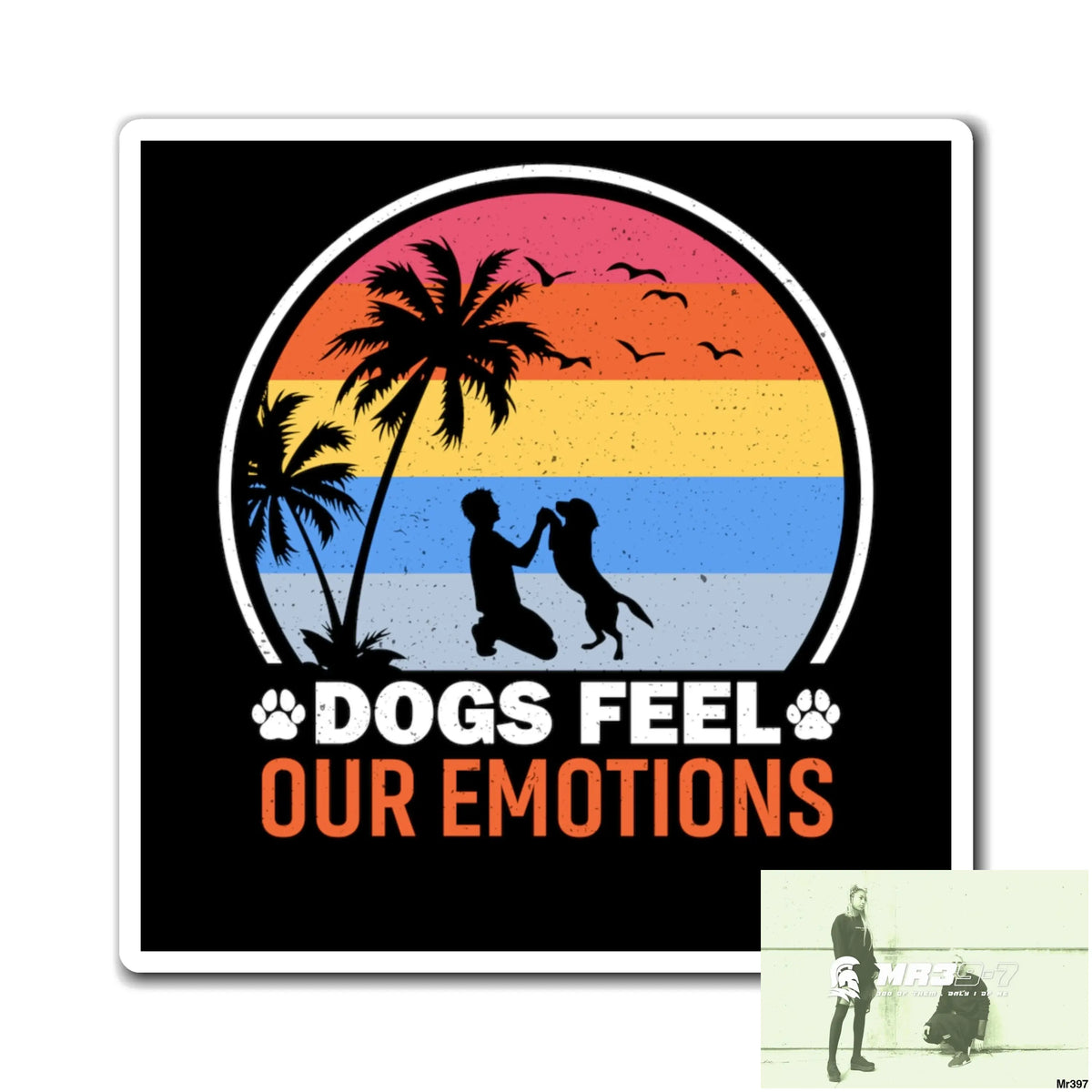 Emotional dogs magnet Paper products