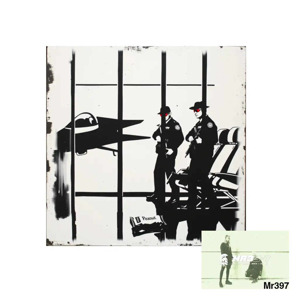 Escape from Hergest Heathrow Interception 26th December no 3 Fine Art Posters 16″ x 16″ / Matte Poster